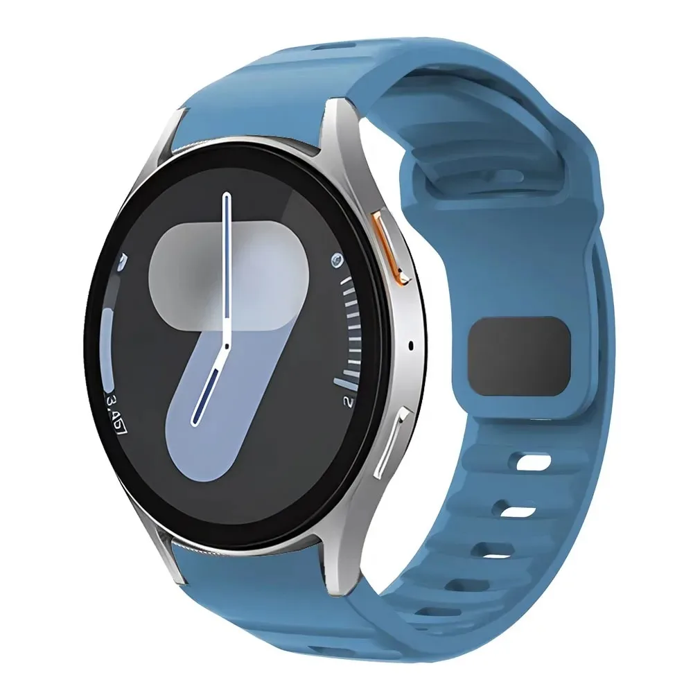 Geen gaten siliconen band voor Samsung Galaxy Watch 7 FE 6 5 4 40 mm 44 mm ademende armband Galaxy Watch 6-4 Classic 47 mm 46 mm band