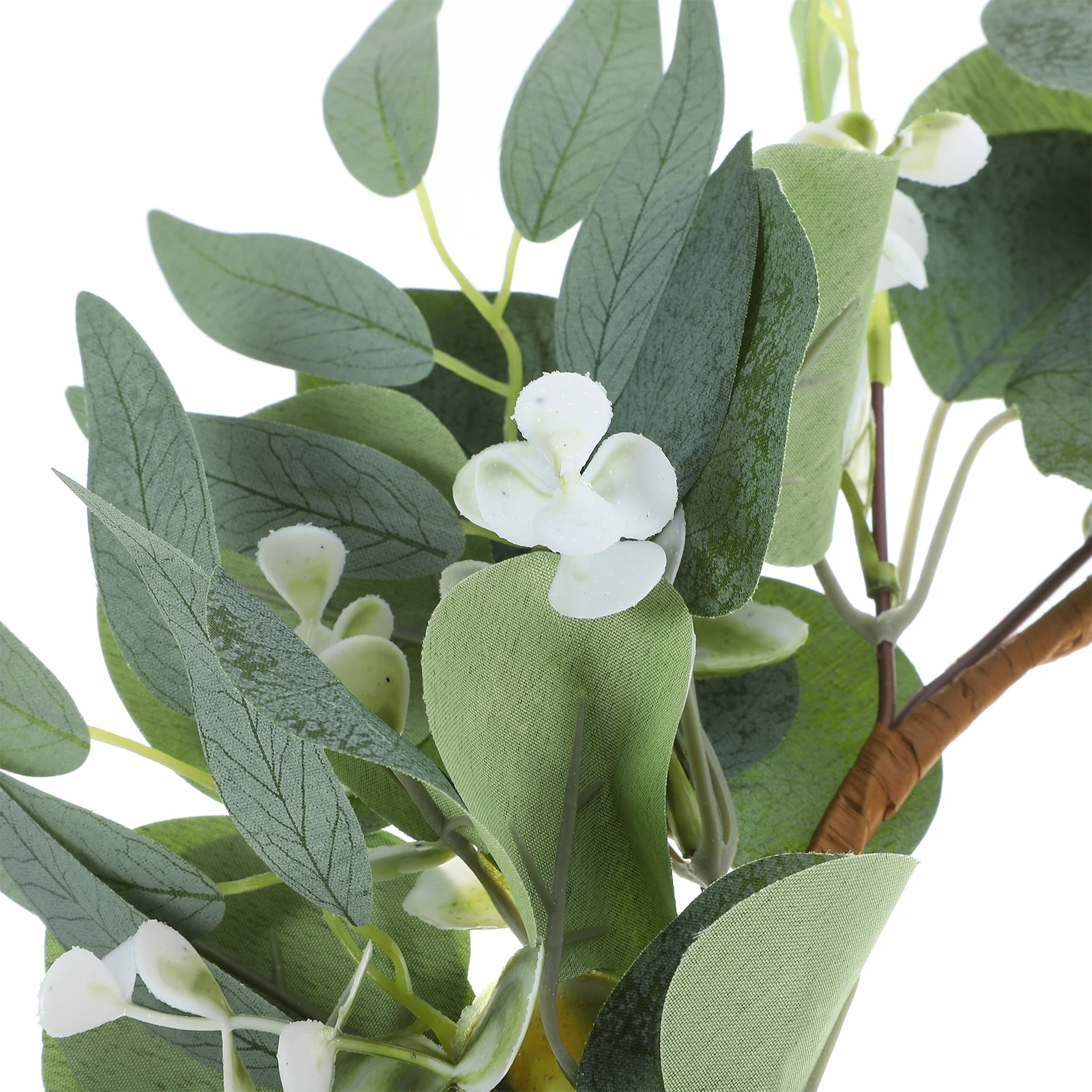 

Eucalyptus Leaves Artificial Garland Garlands Silk Cloth Front Door Wreath Faux Stems