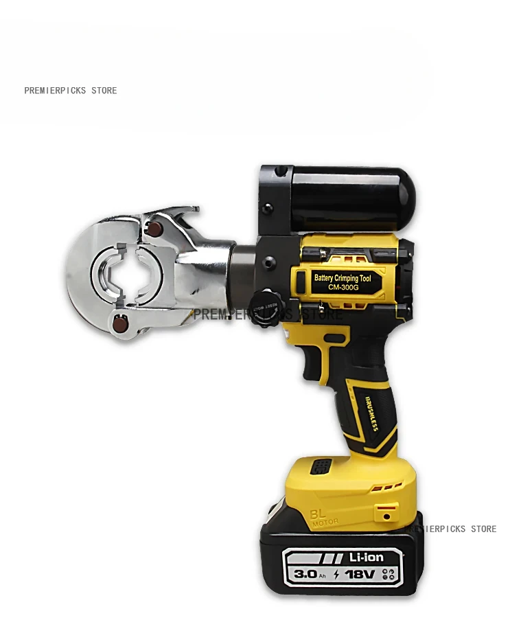 CM-300G ケーブルラグ用電動圧着工具バッテリークリンパ油圧圧着工具バッテリー 2 個付き