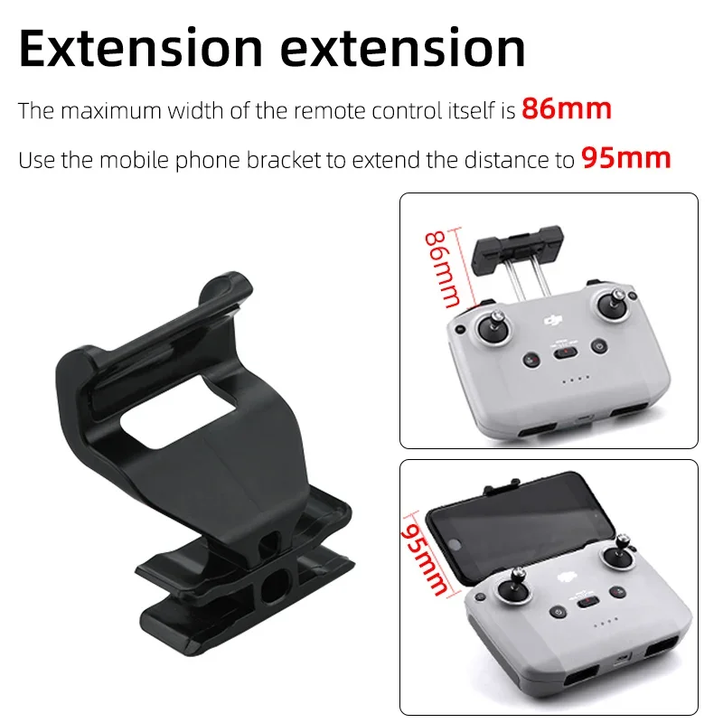 Expansion Bracket for DJI Mavic 3 Classic/Air 2S/Air 2/Mini 2/Mini 3 Pro/Air 3 Drone Remote Control Tablet Holder Phone Holder