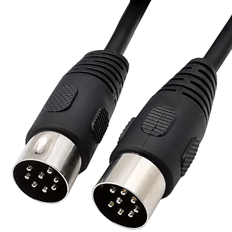 4Pin 5pin 6pin 7 Pin 8pin Din Midi Cable Male to Male Controller Interface Connector Cable 1M 1.5M 3M