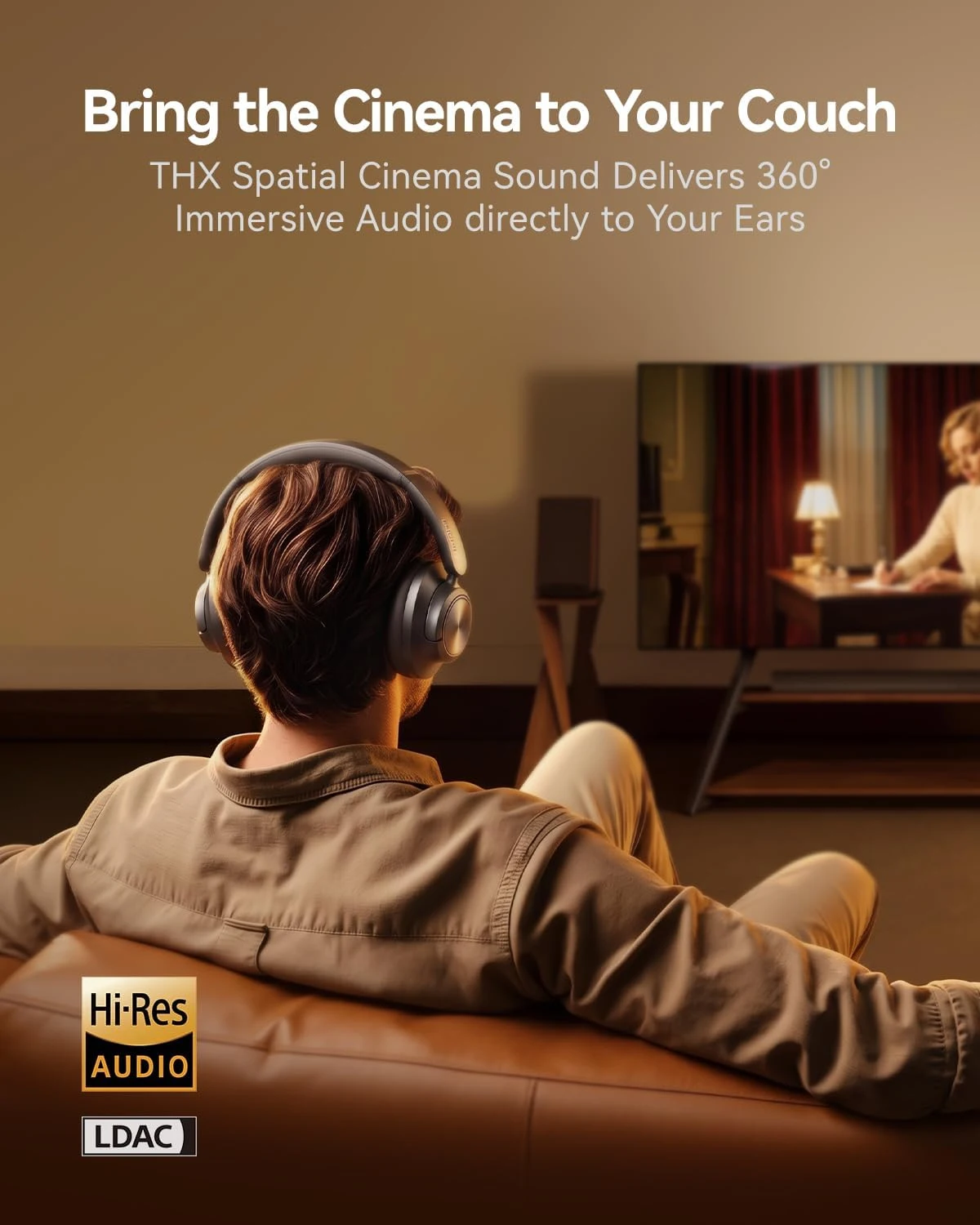 1More Sonoflow Max HQ60 Wireless Headphones, LDAC Noise Cancelling