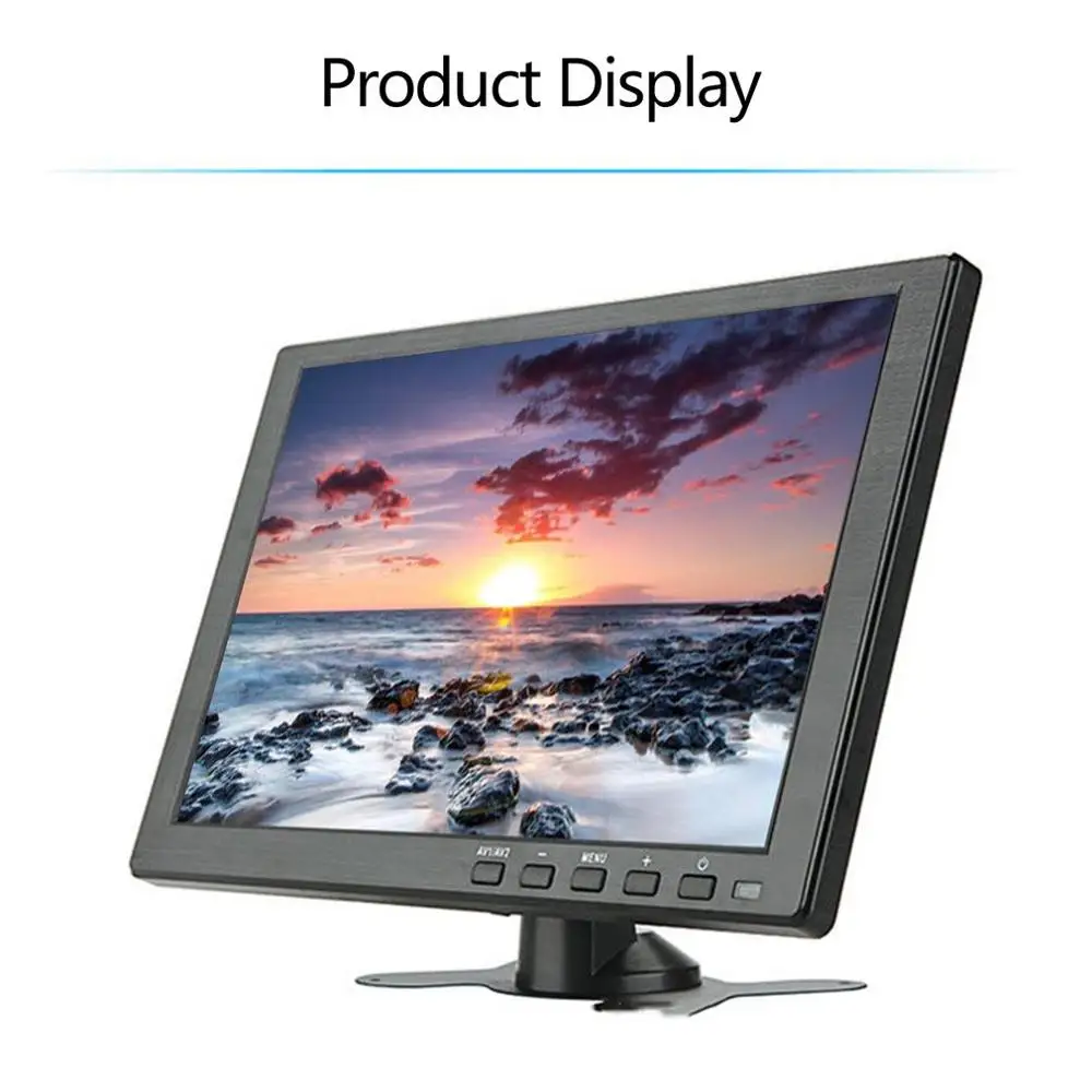 

10 inch Portable Monitor HDMI-compatible 1024x600P HD IPS Display Computer LED Monitor with Leather Case for PS4 Pro/Xbox/Phone