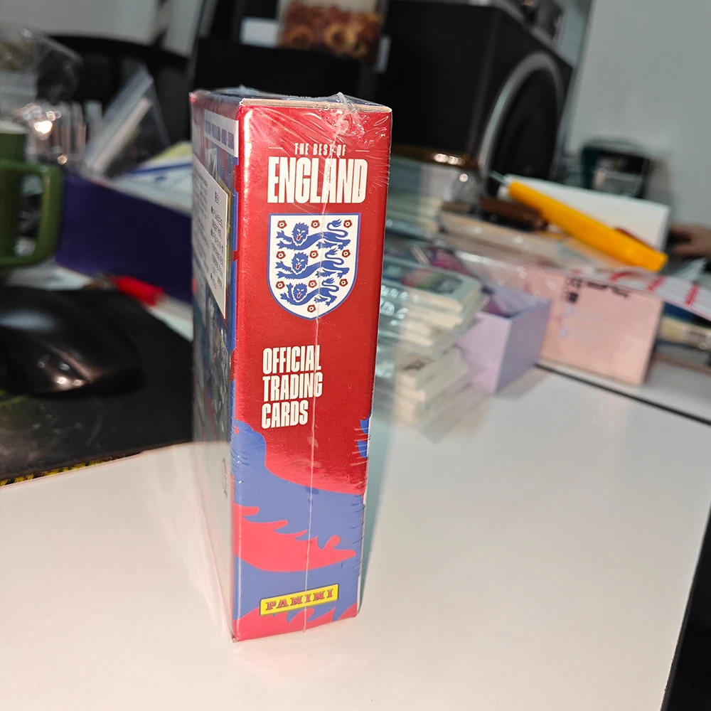 Panini hoja de estaño ciego 52 unids/caja Messi Cristiano Ronaldo David Beckham tarjeta de colección de luz refractada al menos tarjetas refractoras