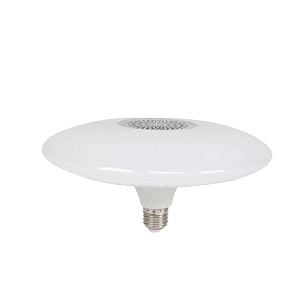 Lâmpada inteligente sem fio ufo, lâmpada bluetooth, e27 rgb + branco regulável, luz de teto led, controle remoto para casa, 2022