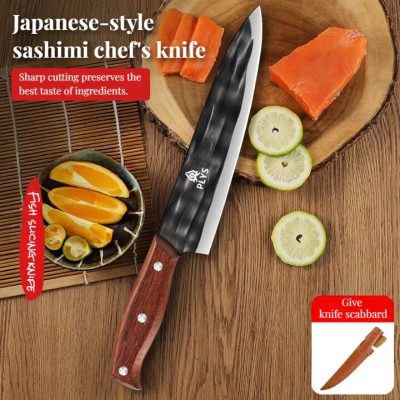

BAKULI - японский нож шеф-повара, нож для сашими, нож для рыбы, нож для нарезки лосося, универсальный нож для фруктов
