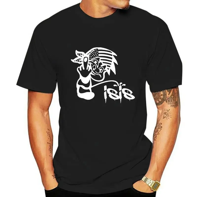 Pissing on ISIS Anti Terror Pro Paris Je Suis Mens Tee Shirt 1299