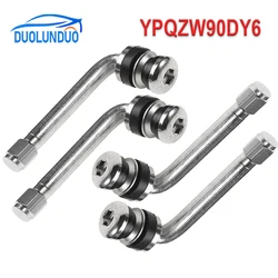 New Hight Quality Car Accessories Tire air nozzle/without tire pressure YPQZW90DY6 VW9-2P For 6CM 2.5 Chrome Tire Valve Stems