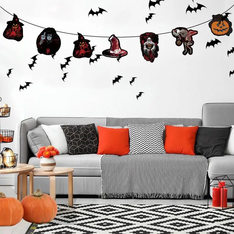 Halloween Door Banner Fireplace Wall Home Decoration Multipurpose Party Supplies Photo Props Halloween Decoration Supplies