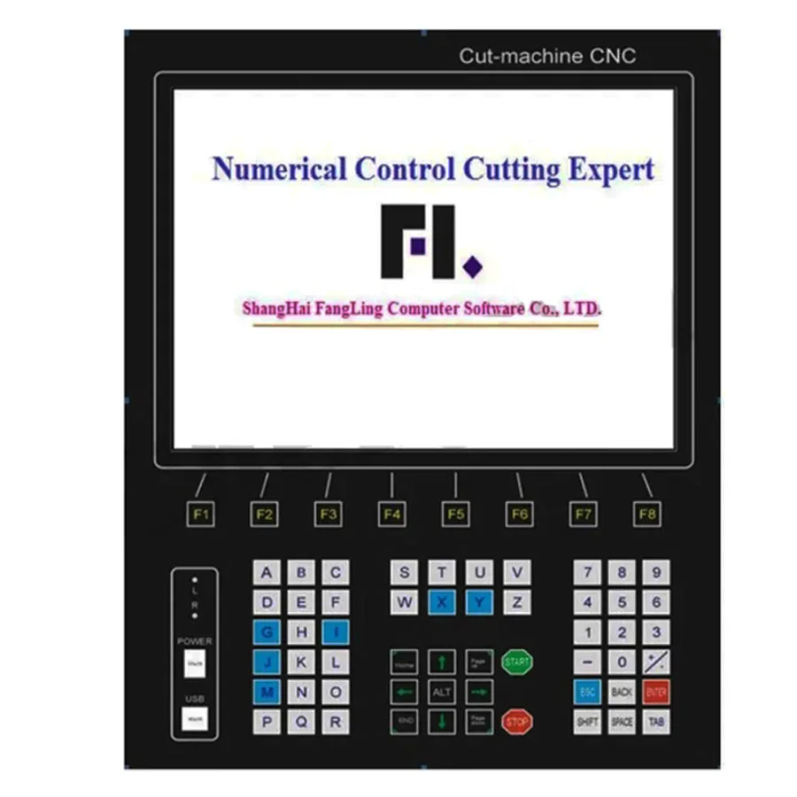 CNC cutting expert Fang Ling F2500B plasma controller CNC flame plasma gantry cutting machine operating system