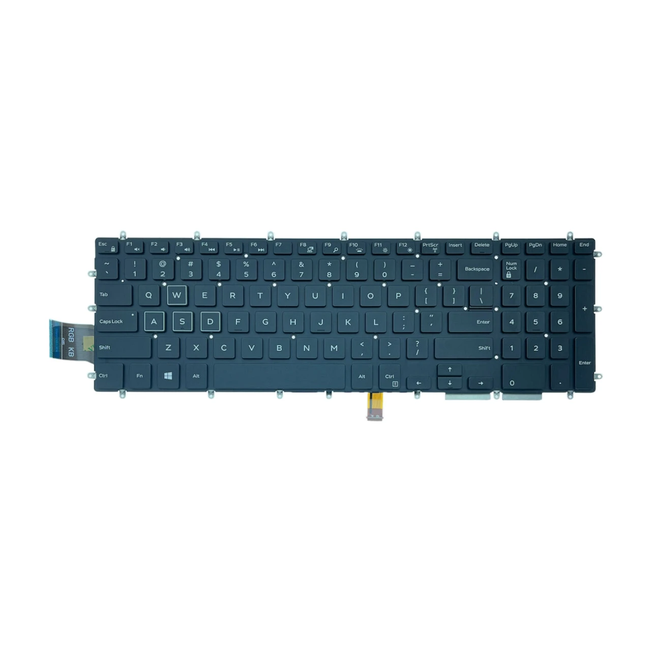 New US Laptop RGB Backlit Keyboard For Dell G3 3590 3579 3779 G5 5587 5590 G7 7588 7590 7790 Notebook PC Replacement