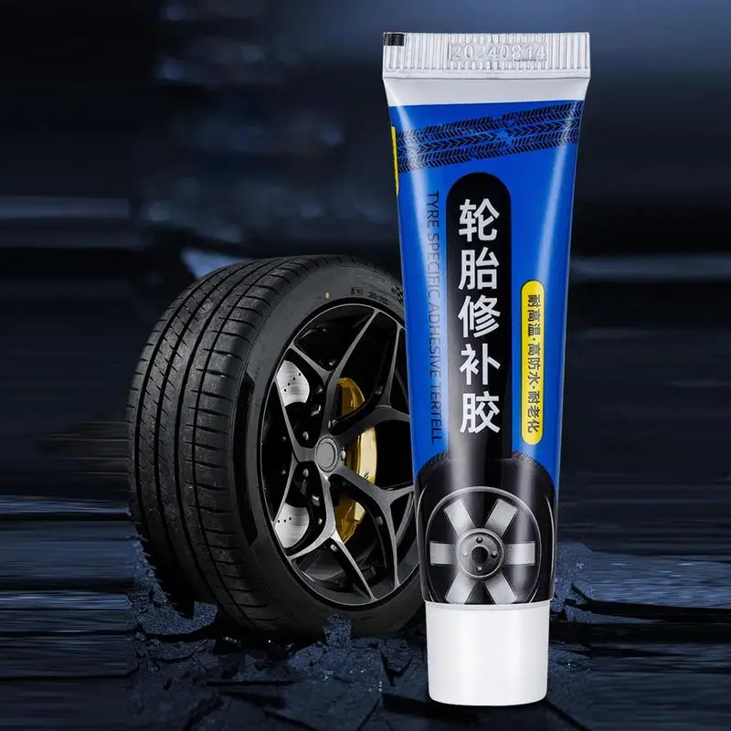 

Tire Repair Glue Waterproof & High Temperature Resistant Black Sealing Waterproof And High-Temperature Resistant Repair Adhesive