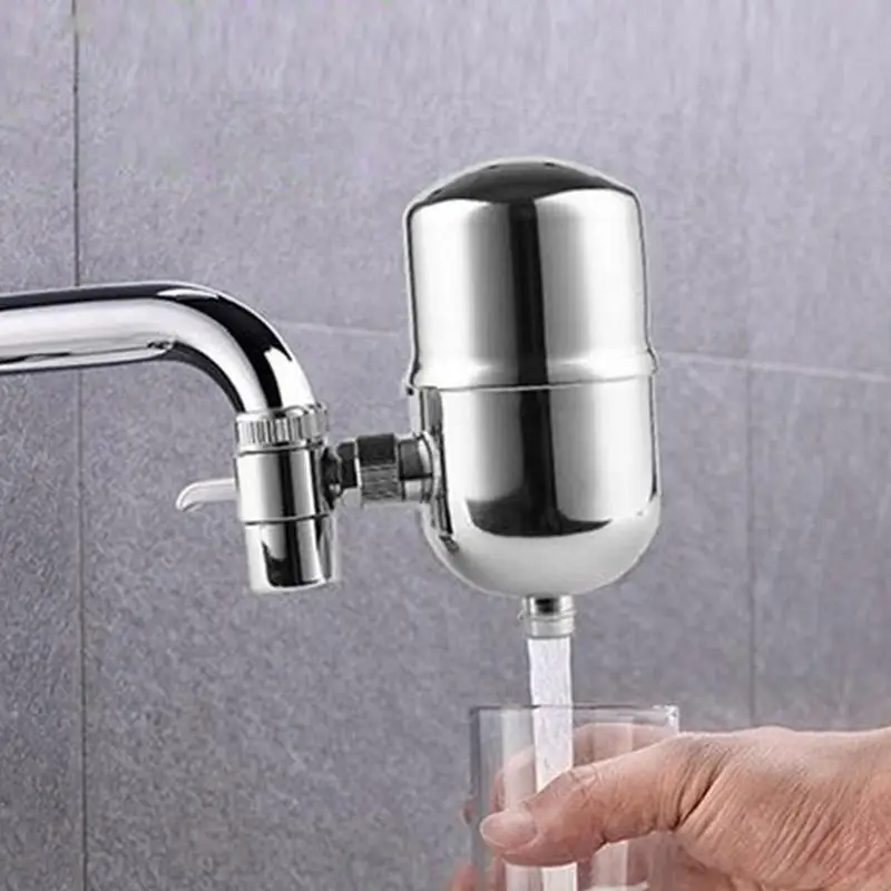 Water Purifier For Faucet 360Rotating Faucet Booster Shower Kitchen Sink Faucet Extender Water Filter Drinking Water Filter For