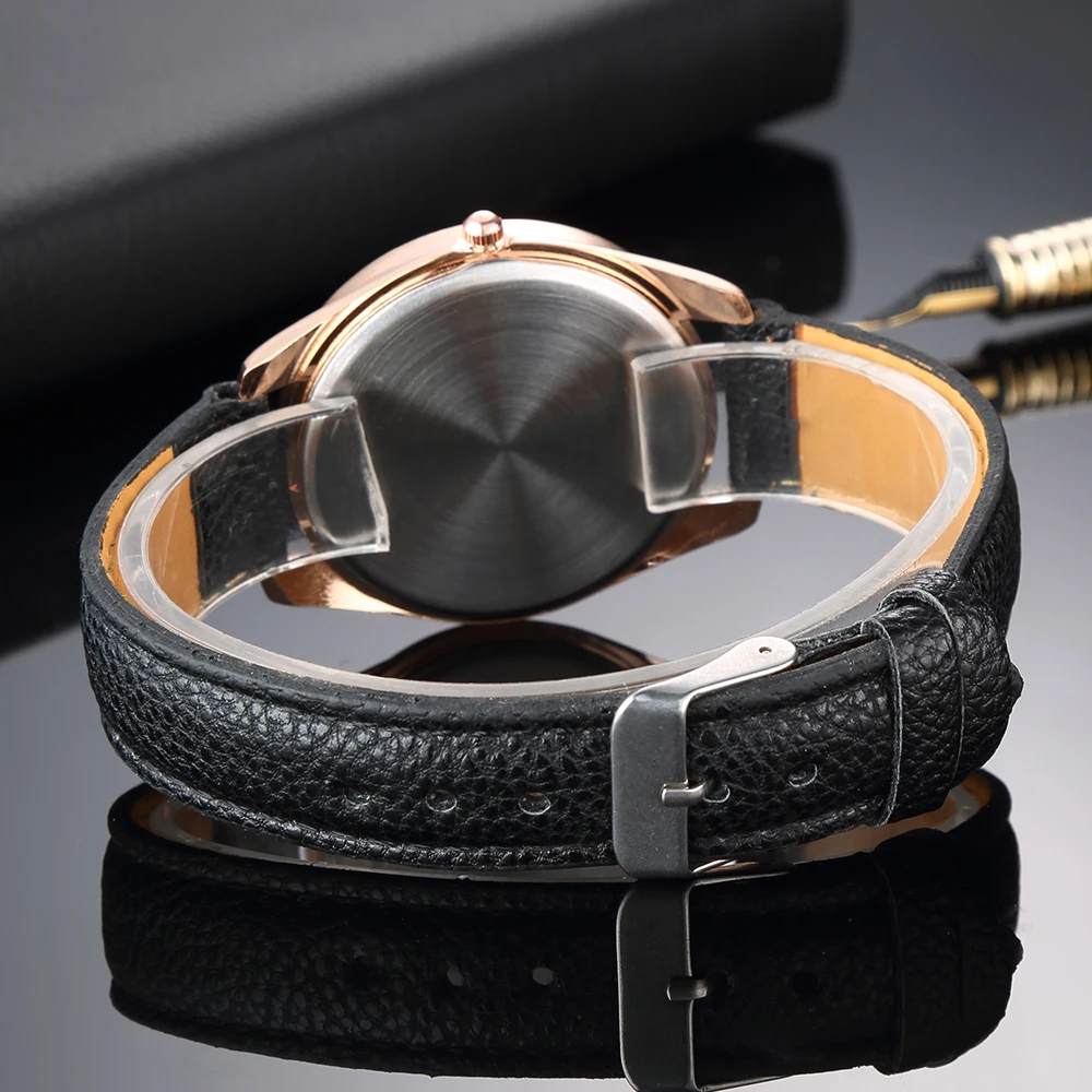 Luxury Brand Ladies Watch Fashion Diamond Metal Case Woman Quartz Wristwatches Casual Leather Belt Women Watches Reloj Mujer