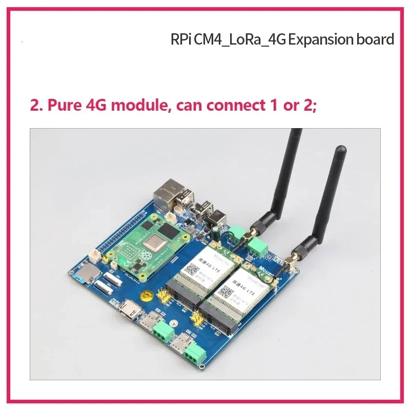 Плата расширения ZJ Raspberry Pi cm4 _ LoRa _ 4G, беспроводной модуль LoRa Dual, двойной 4G LTE,NVME SSD поддерживает запуск системы, CSI,DSI