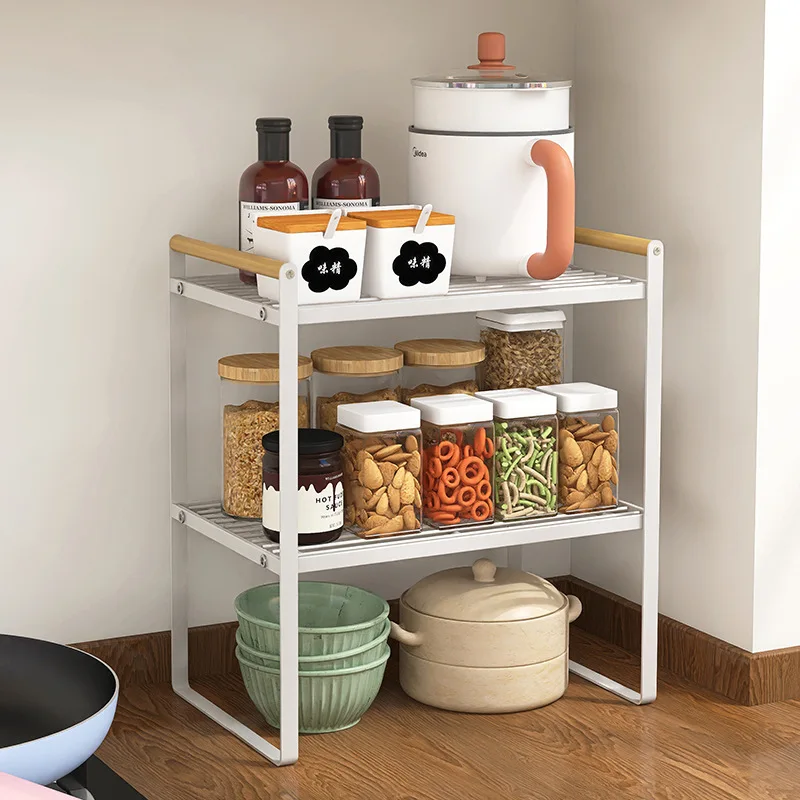 Kitchen countertop multi-functional seasoning plate pot rack, special rack