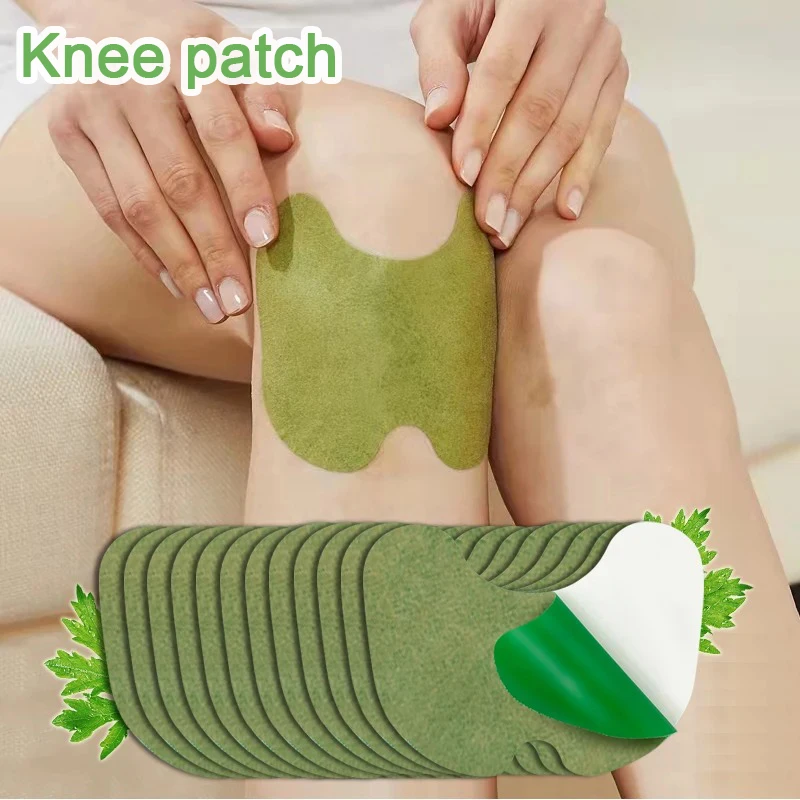 Knee Patches Arthritis Joint Wormwood Stickers Sport Relief Knee Pads Fever Acupuncture Patch Long-lasting Warm Knee Health Care