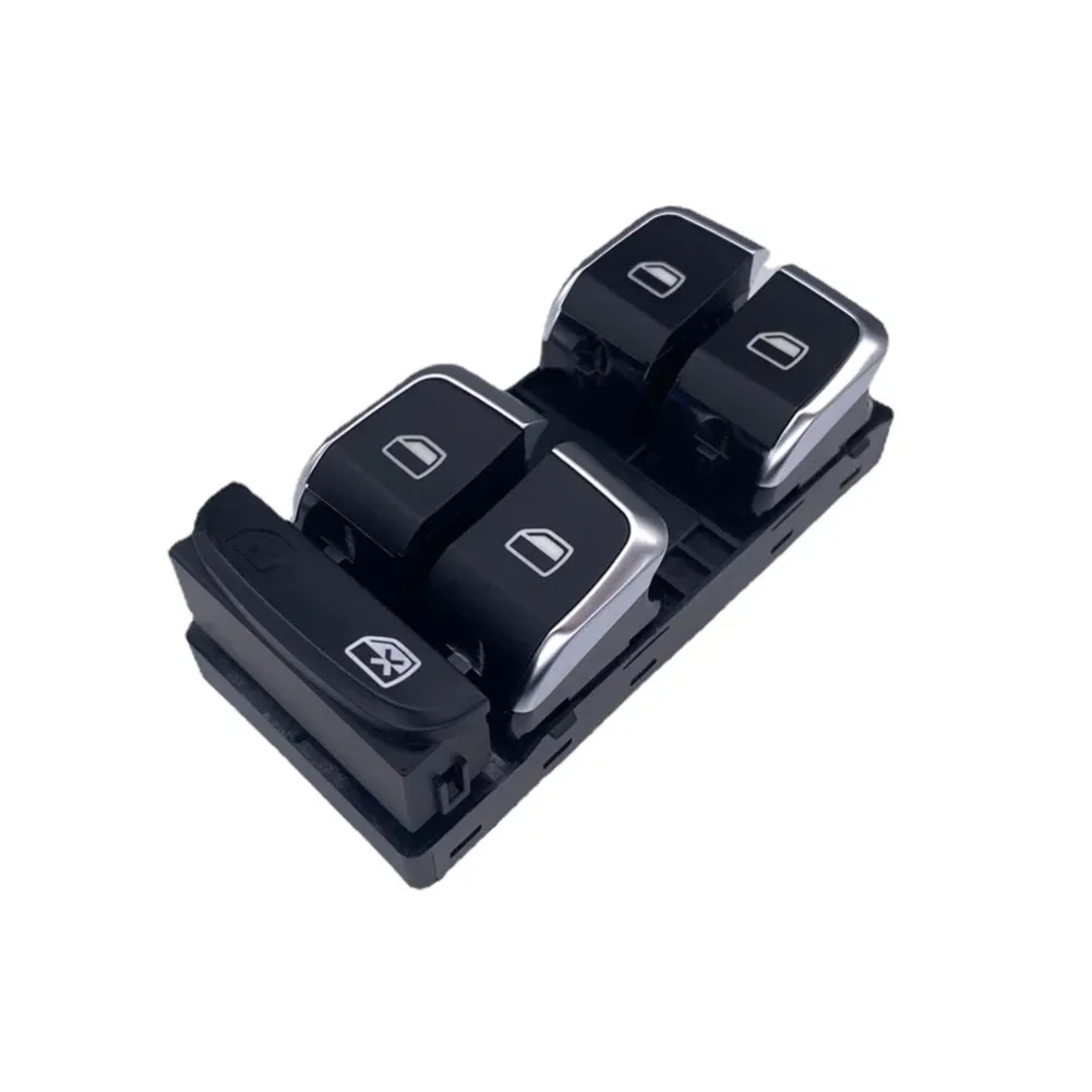 Electronic Chrome Driver Passenger Window Lifter Control Switch Mirror Knob Button For Audi A4 S4 B8 Allroad Q5 A5 8KD959851