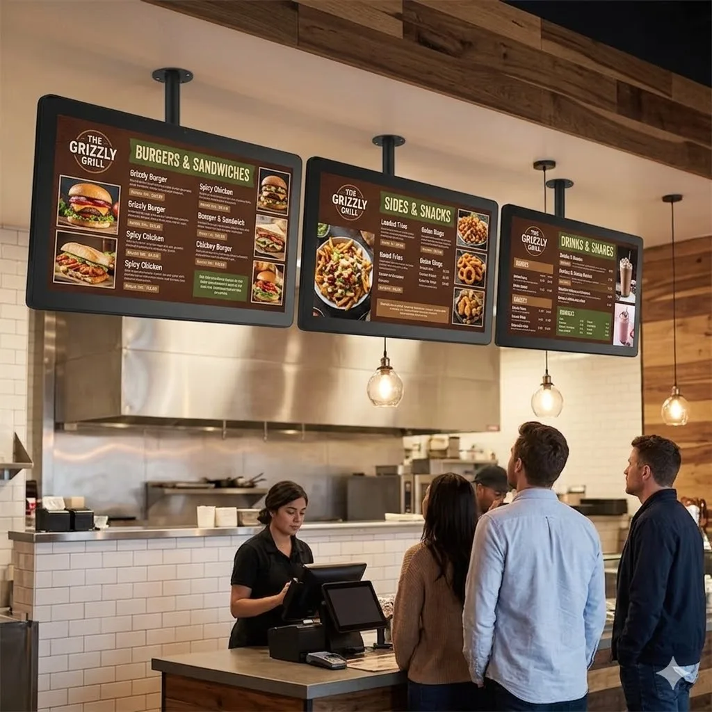 Sept. Hot 21.5 Inch AIO Touch Display RK3566 Android 13 POE Tablet Wall-Mounted Digital Signage Kiosk SDK for Subway Restaurant