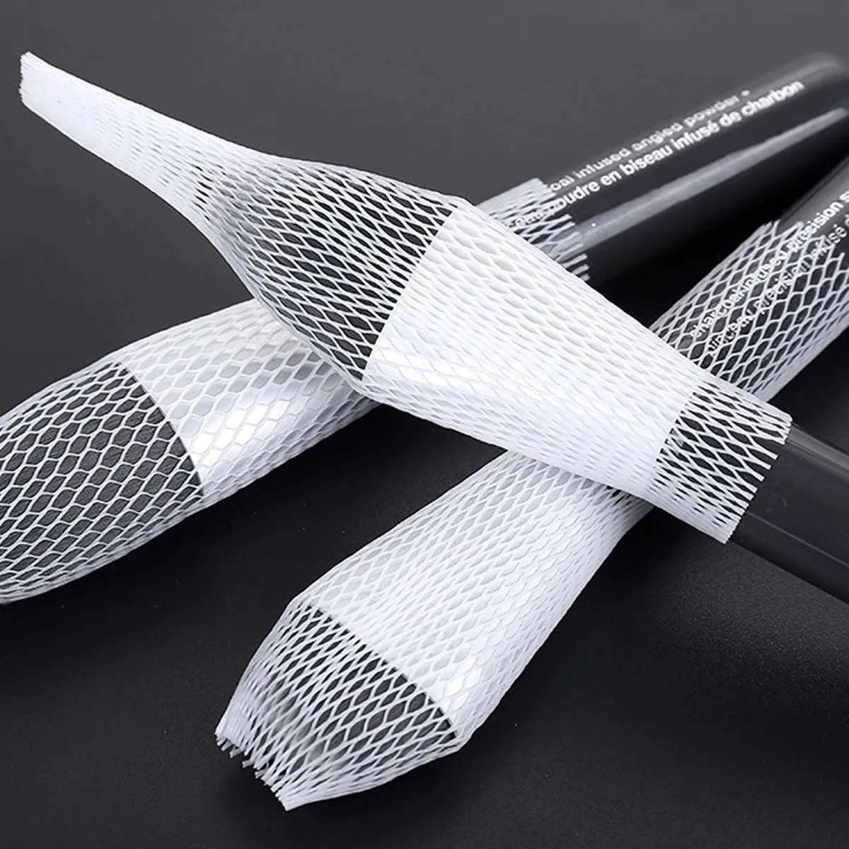 2 rolos de rede protetora de plástico de 18m de comprimento para embalagem de mercadorias, malha anticolisão, rede de nylon durável para embalagem