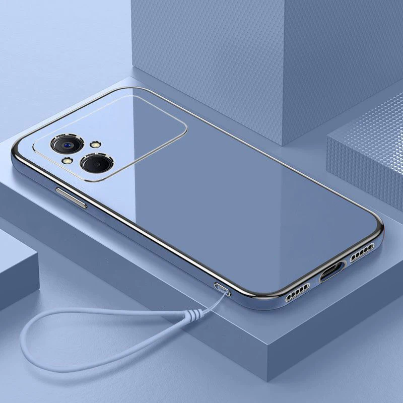 For Xiaomi Poco M5 Case Luxury Square Plating 22071219CG Phone Case ShockProof Silicone Back Cover Fundas