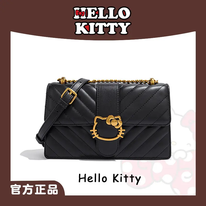 New HelloKitty Crossbody Bags Sanrio Anime Women\'s Bag High-end Shoulder Bags Women\'s Crossbody Small Square Bag Birthday Gifts