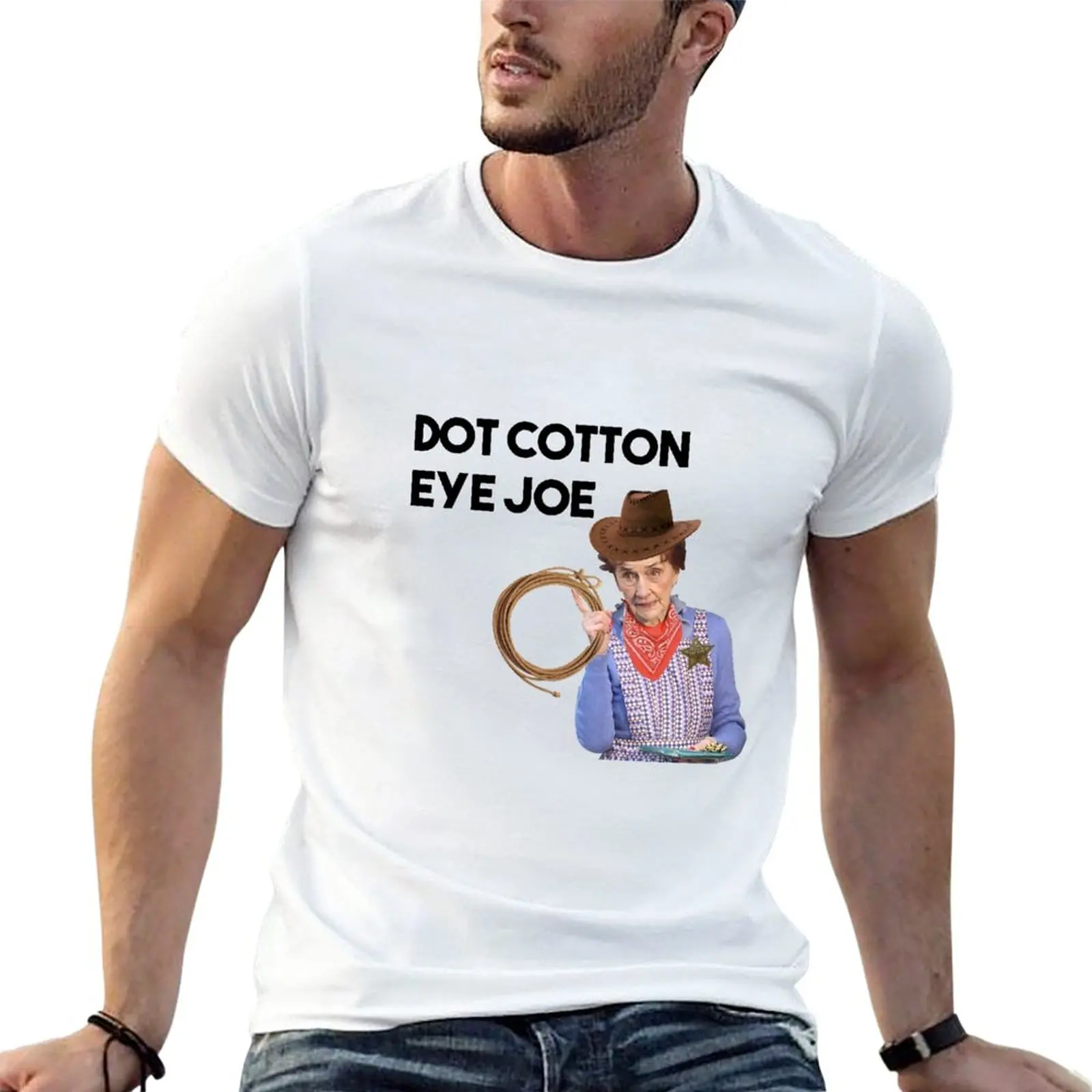 New Dot Cotton Eye Joe - Eastenders T-Shirt vintage t shirt boys animal print shirt oversized t shirts men clothing