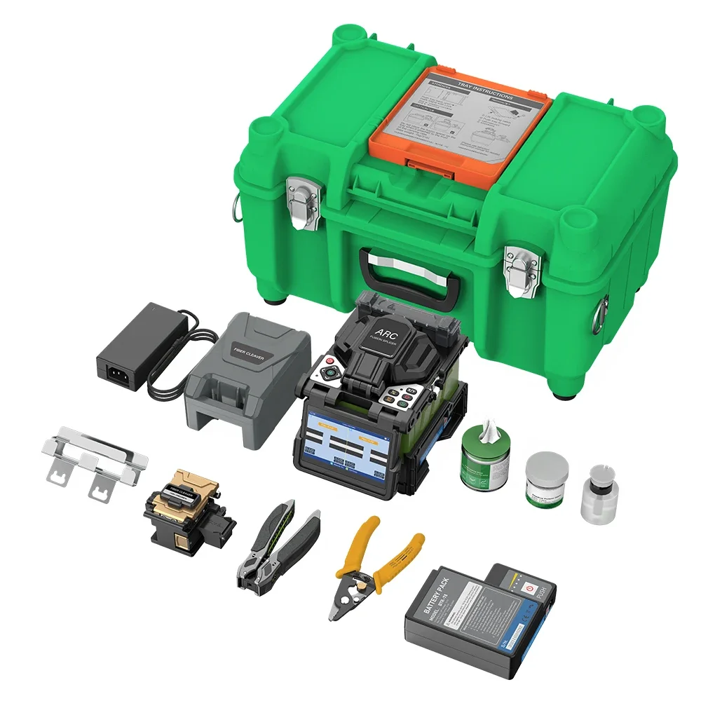 핫 세일 FX39 6모터 자동 코어 투 코어 정렬 접합기 광섬유 융합 접합기