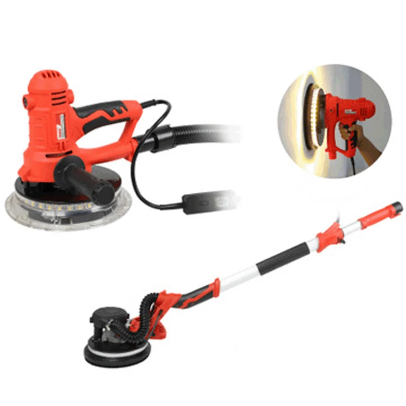 

Self-priming Dust-free Wall Grinder Wall Polishing Grinding Machine Wall Sander Polisher With LED Light