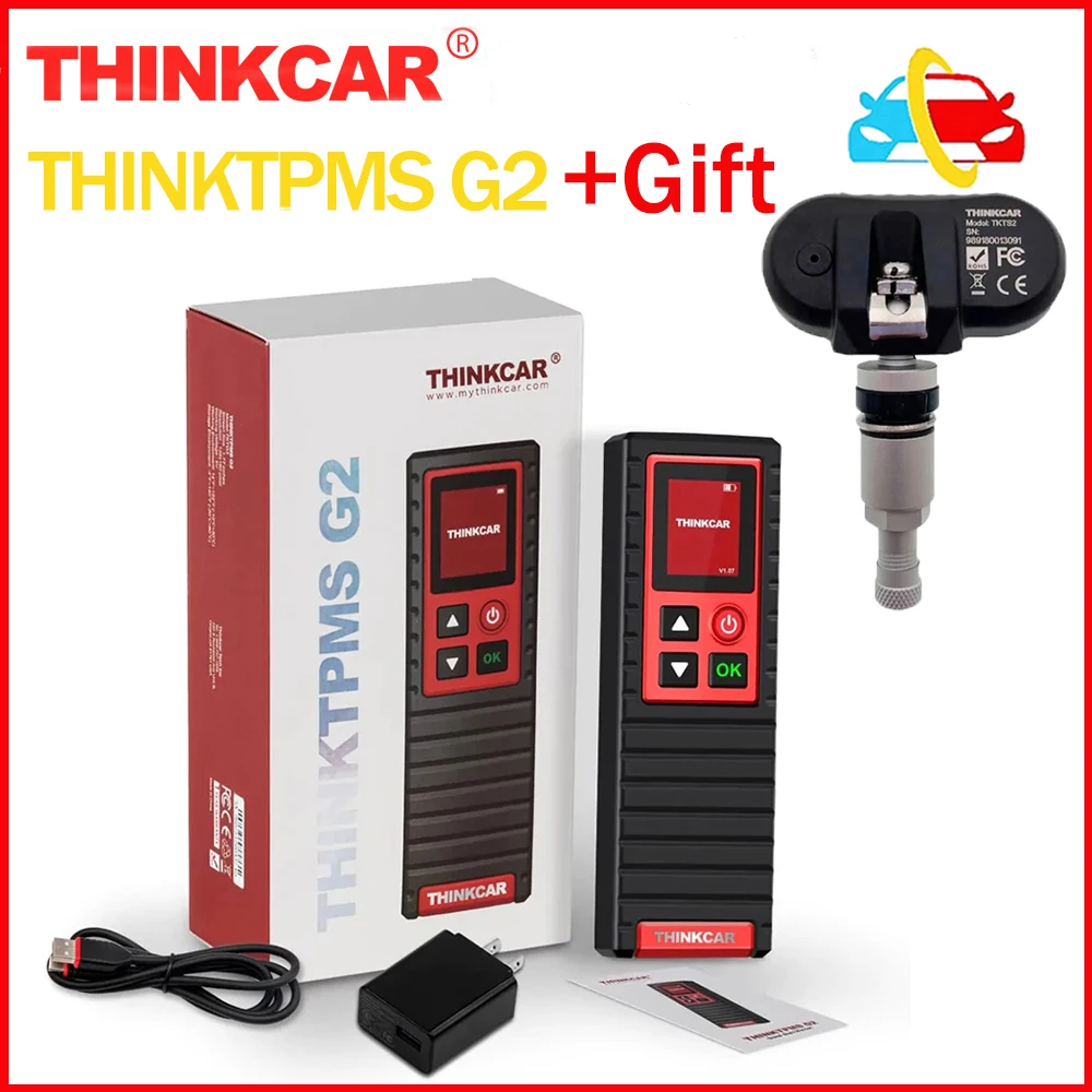 

THINKTPMS G1/G2 TPMS All Cars Tire Pressure Inspection Universal Tools Sensor Activation Reading Learning Programming Diagnosis