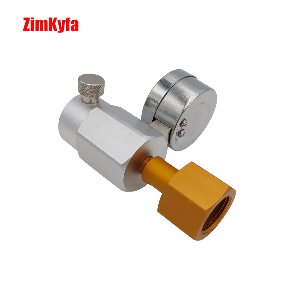 Soda Water CO2 Cylinder Adapter Carbonator Refill Fill Station with CGA320 Thread for CO2 Tank Bottle Filling Replacement