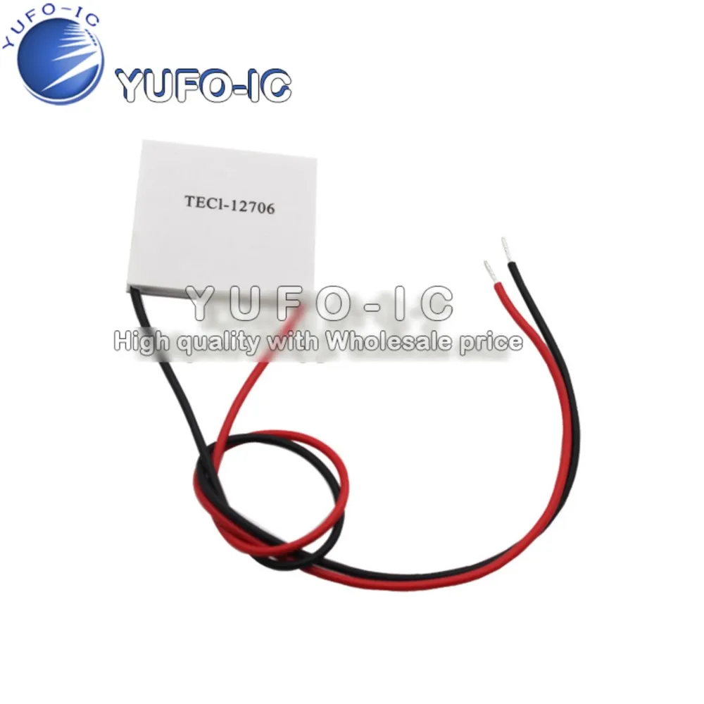 New Cooling Sheet Semiconductor Refrigeration Sheet TEC1-12706 40*40MM Drinking Water Mechanism Cooler Equipment good quality