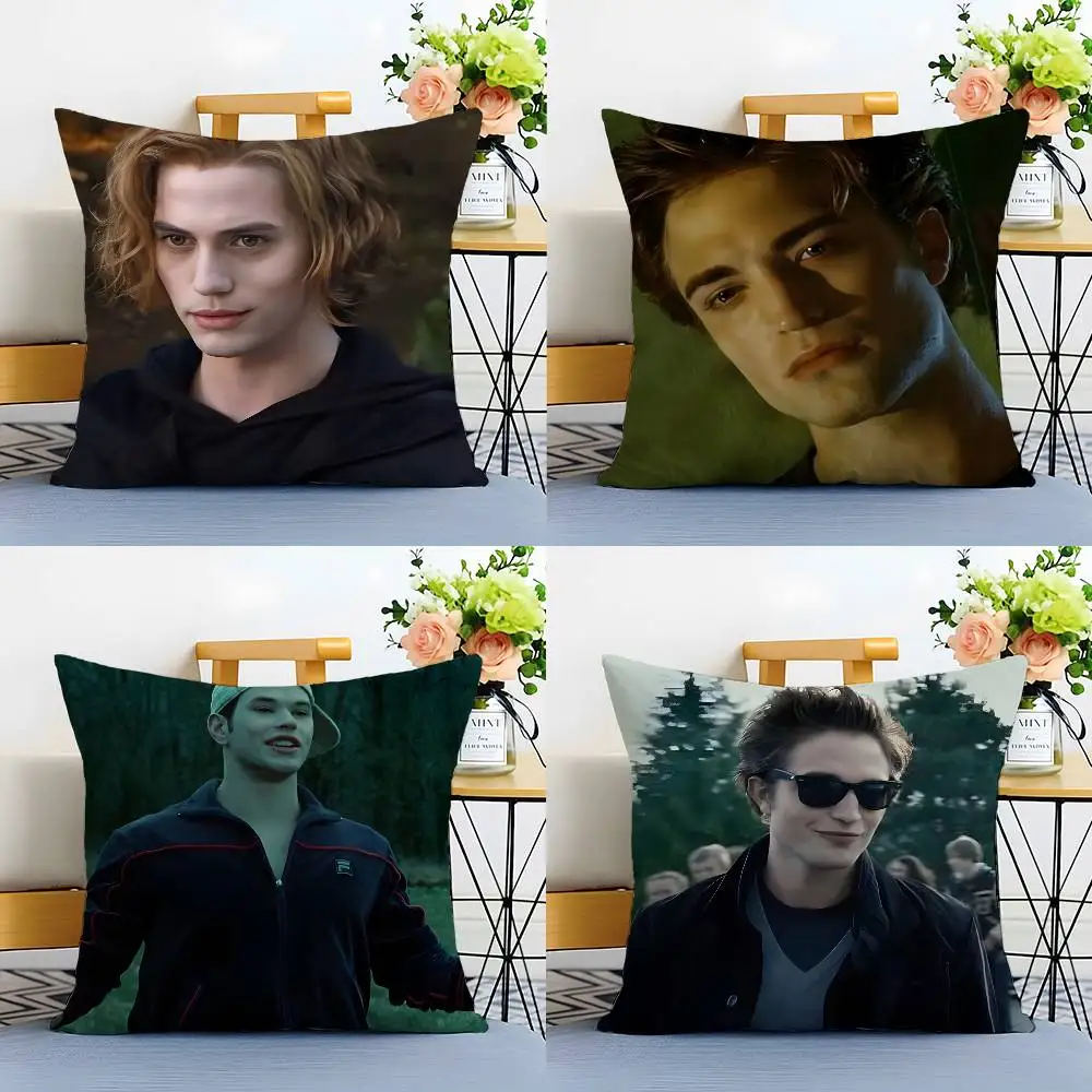 

Hot Movie The T-Twilight S-Saga Pillow Case Anti-dustmite Pillowcase Invisible zipper silky plush Sofa