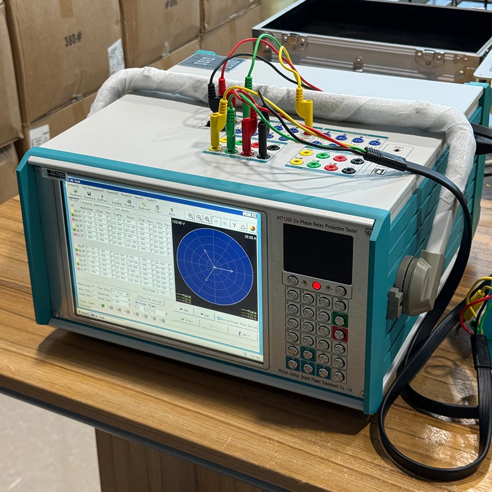 Six Phase Relay Protection Tester 110V/2A 220V/1A Output Voltages with Ultra-thin Industrial Keyboard and Optical Mouse