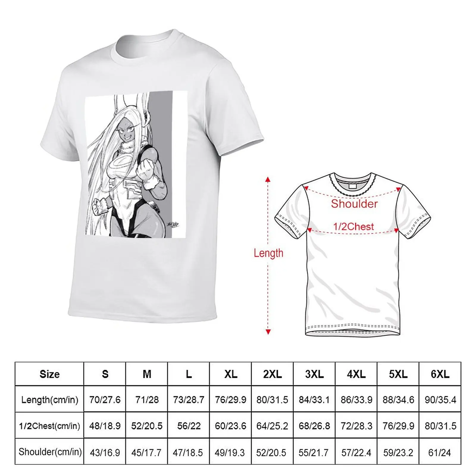 Miruko T-Shirt clothes valentines clothes vintage t shirts luxury t-shirt Short sleeve tee men