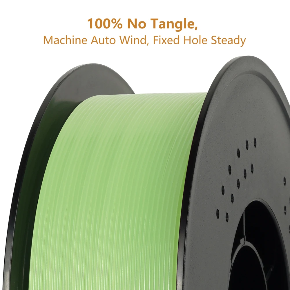 KINGROON Glow PLA Filament 1,75mm 1kg 2kg, grün-blaues, im Dunkeln leuchtendes 3D-Drucker-Filament, leuchtendes Farbwechsel-PLA-Plastik, am besten geeignet für UV-Lampen, passend für die meisten FDM-3D-Drucker, 1KG Spule (2,2Lbs), dieses Filament absorbiert Licht und gibt ein wunderschönes Licht ab. – Detail 4