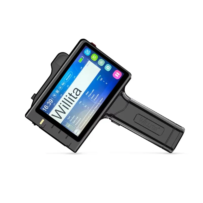 【Hot Sale】Willita 12.7mm Label Printer QR Bar Batch Code Date Number Logo Expiry Date Handheld Inkjet Printer 25 Language Portab view 3