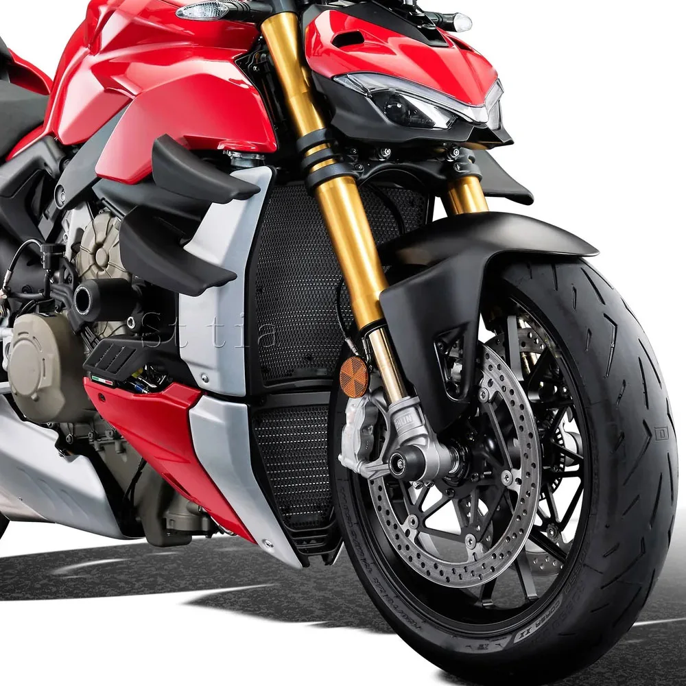 Motorcycle Radiator   Aluminum Grill Guard Cover Protector Protective Grill Fit ForDucati Panigale V4 V4S V4R 2018-2024
