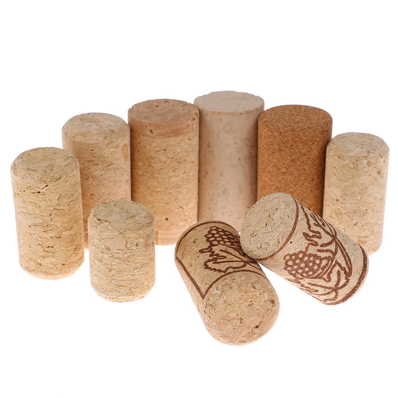 10 Pcs Wine Corks Stopper Reusable Functional Portable Sealing Wine Bottle