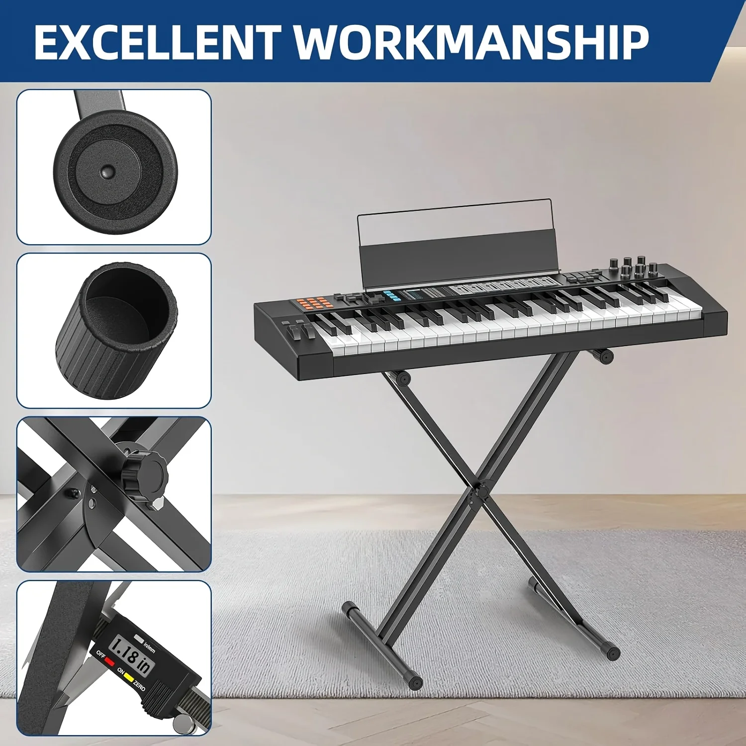 Thumbnail 2 - #3 Latest Musical Keyboard Stands Offers