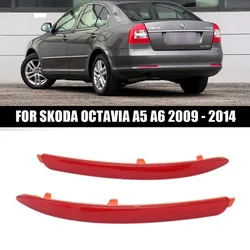 Tail Brake Reflector Stop Signal Lamp For Skoda Octavia A5 A6 2009 2010 2011 2012 2013 2014 Rear Bumper Light Car Accessories
