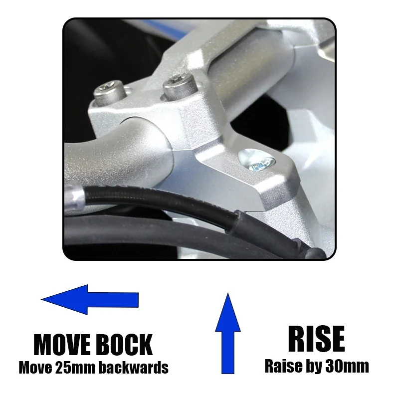 الألومنيوم دراجة نارية المقود الناهض رفع الداعم ل Voge DSX 900 900 DSX DS900X 2024-مقبض الداعم منصات مجموعة حامل