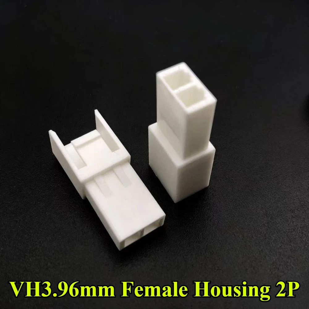 100Pcs/lot VH 3.96mm Pitch Male/Female Housing 2P/3P/4P/5P/6P Plastic Shell Male Female Terminal Aerial Docking Socket Connector