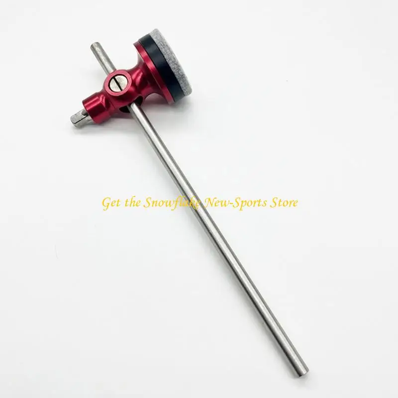 Einstellbare Bass Drum Pedal Beater Aluminium Legierung Hammer Kopf Kick Drum Fuß Pedal Beater Percussion Instrument Teile – Detail 9