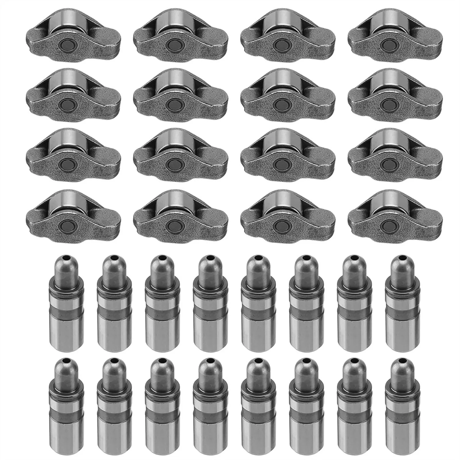 16 Set Rocker Arms & Valve Lifters 12565203 Replacement Parts For Buick For Cadillac For Chevrolet For Pontiac Car Accessories