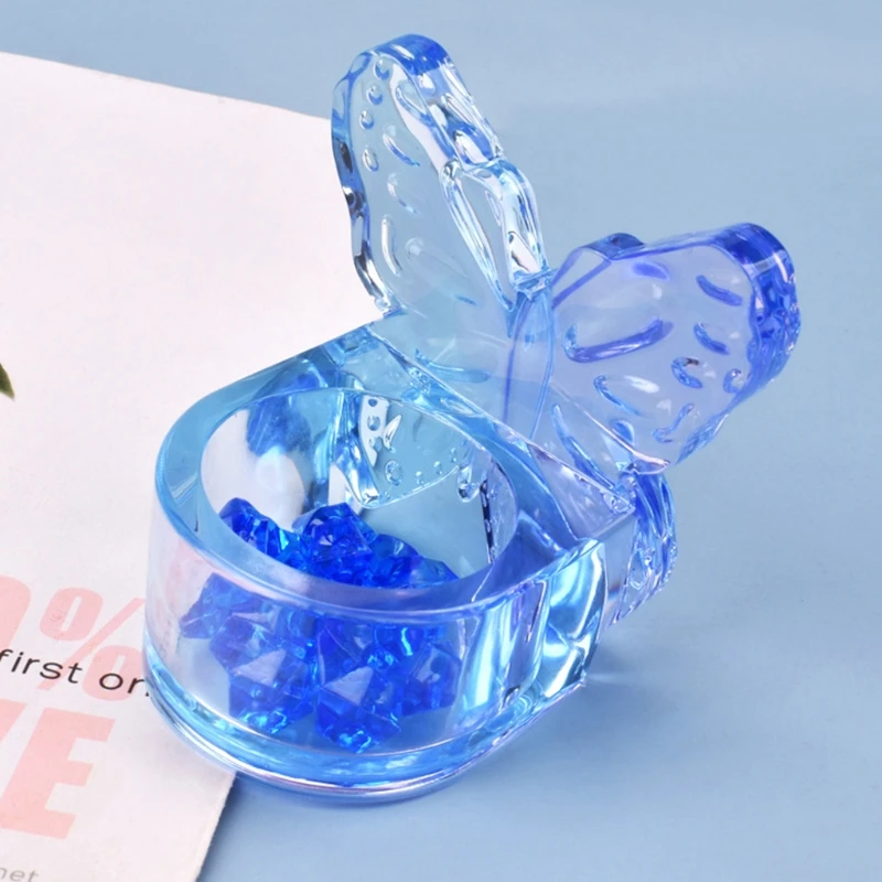 

DIY for Butterfly Storage Box Silicone Mould Crafts Decorations Container Making Tool Crystal Epoxy Resin Mold