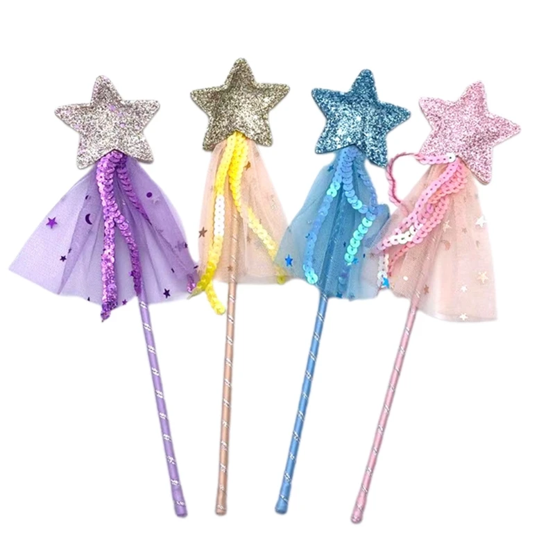 Mignon 4x/set princesse fée bâton étoile fête d'anniversaire faveur Halloween fille Costume