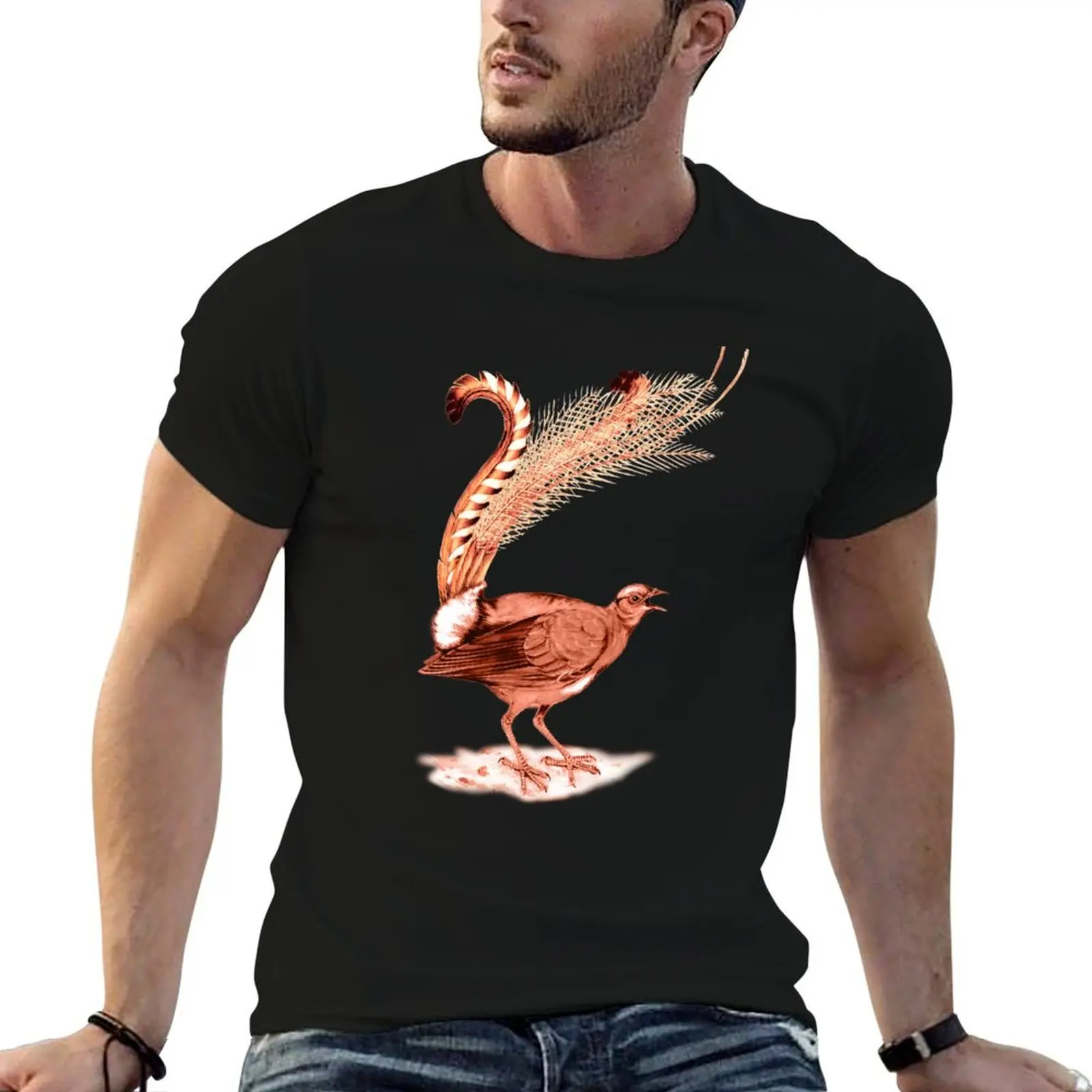 

fit printed The Amazing man for man t slim t shirts for shirts T-Shirt Bird Lyrebird
