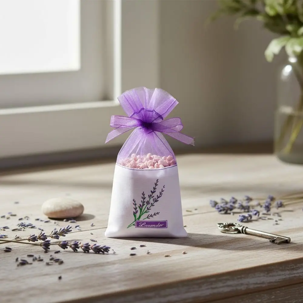 10/20PCS Drawstring Mesh Lavender Bags Air Fresheners Indoor Deodorizing Empty Sachet Bags Small Sachets Premium Cotton Muslin