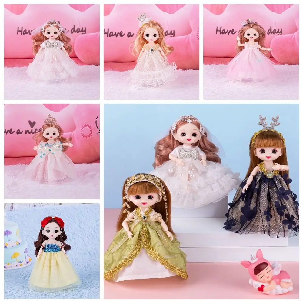 Spielzeugzubehör, 17 cm Puppenkleidungsset, Kristall, Schmetterlingsform, Prinzessin, Bjd, Puppenrock, KEINE Puppe, umwandelbare Kleidung